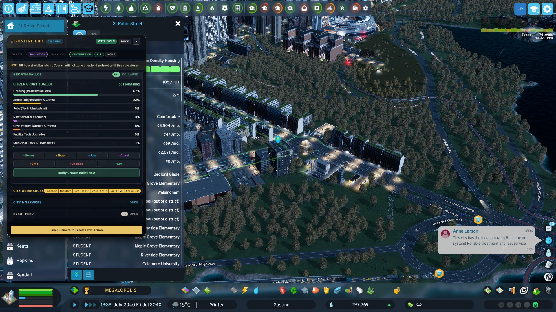 Step 7 - Emergency Relief Dispatch & Growth Ballot Voting